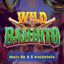 mais de 4.5 escanteio